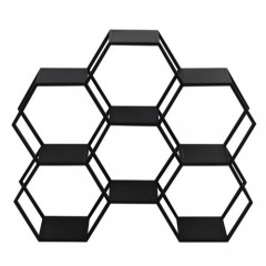 HEXAGON 6 BLACK SHELF 